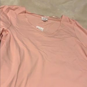 Quarter Sleeve Pink Shirt